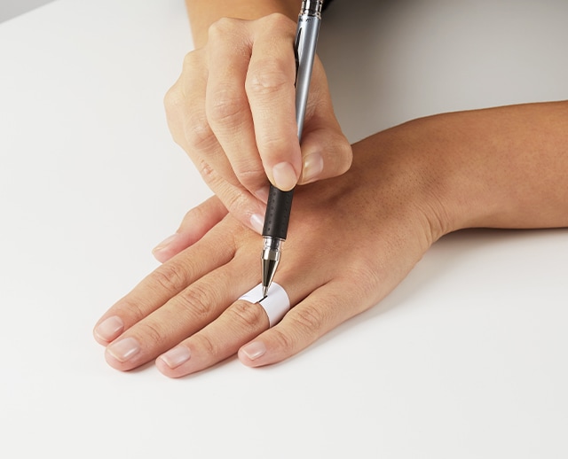 Measure Your Finger Step 2